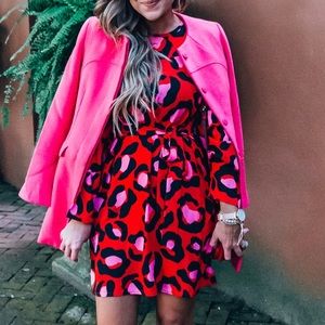 PrettyLittleThing Tie Front Monk Dress